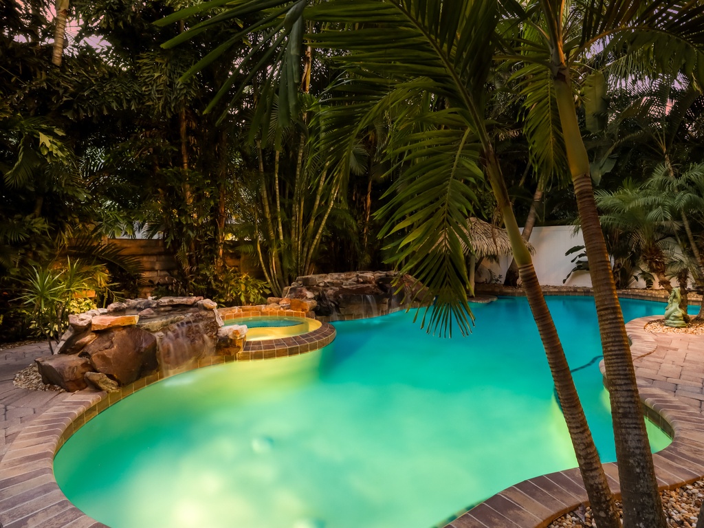 Spa Area Beside Pool