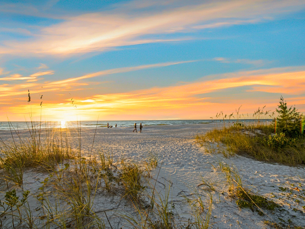Sunset From Beach Access