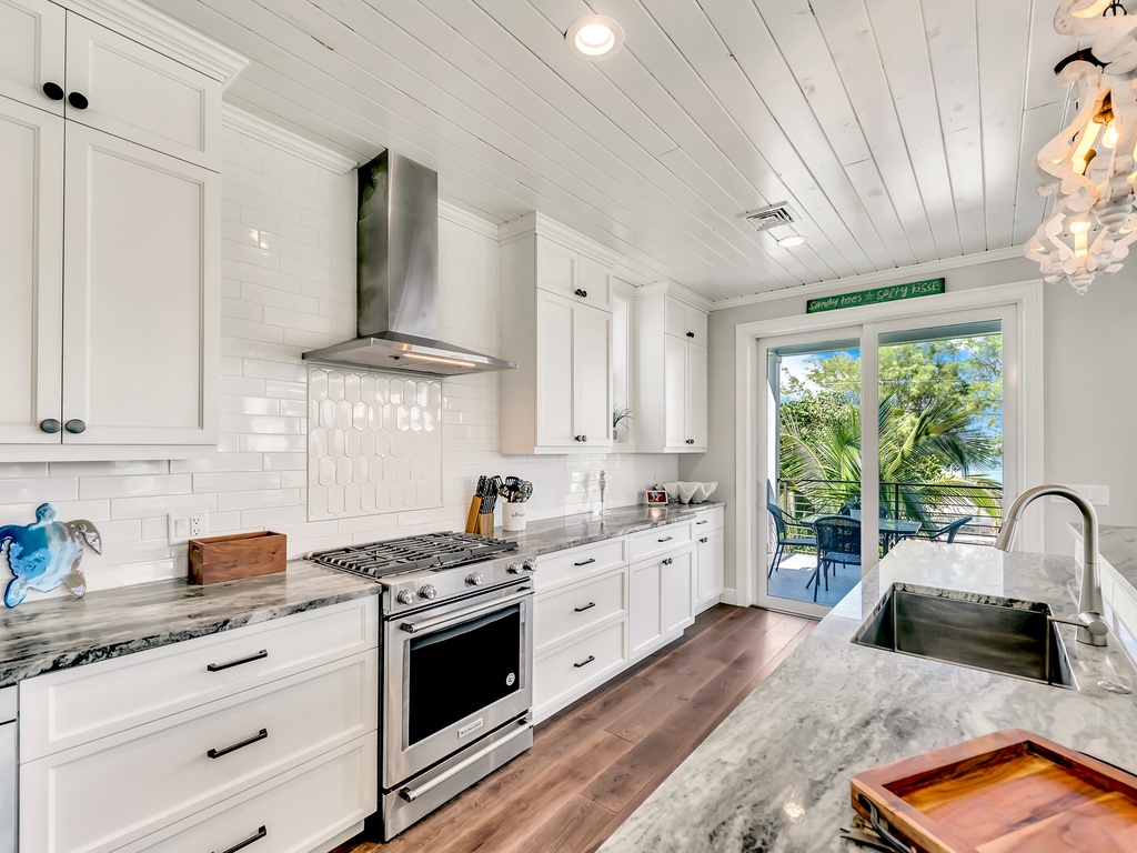Modern kitchen with all appliances