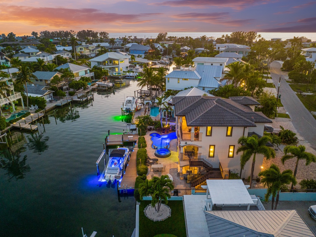 Aerial View of Canal - A Pirate's Dream