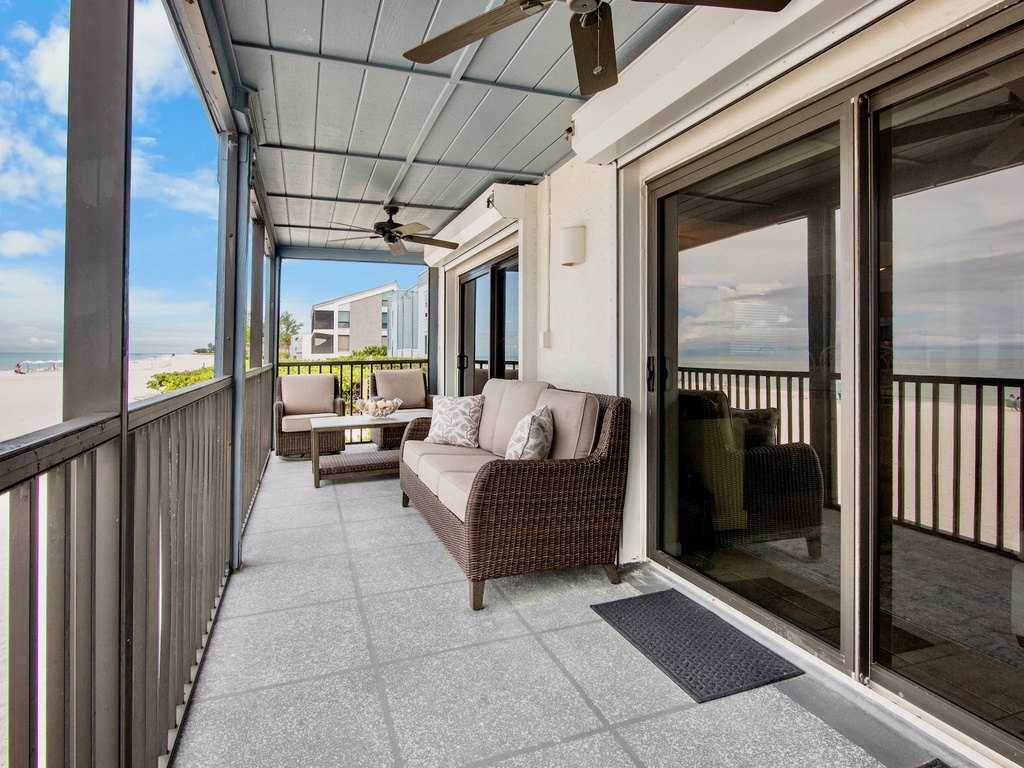 Seating area with ocean breeze