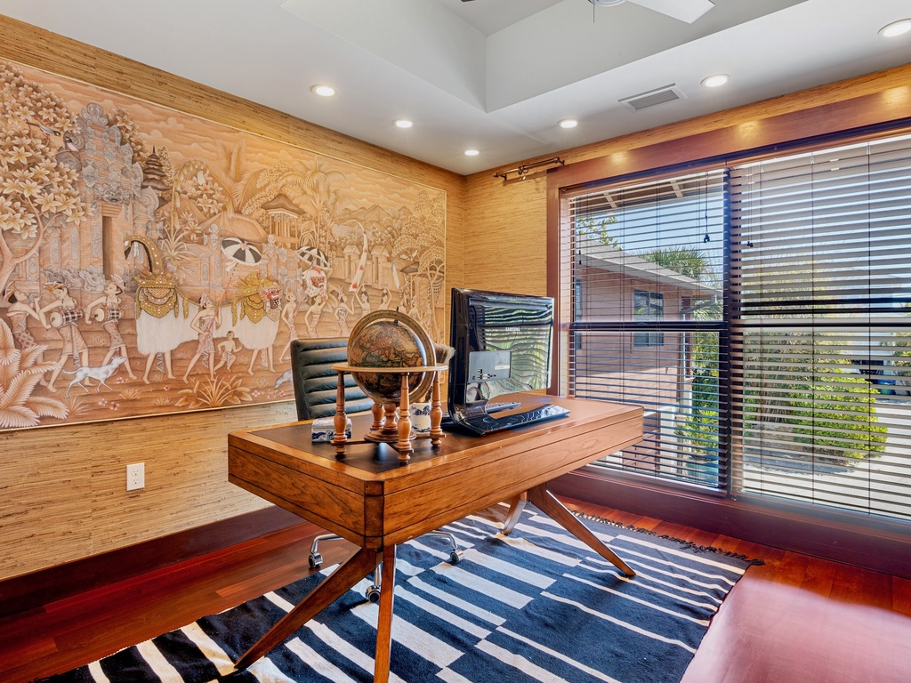 Private office with natural light