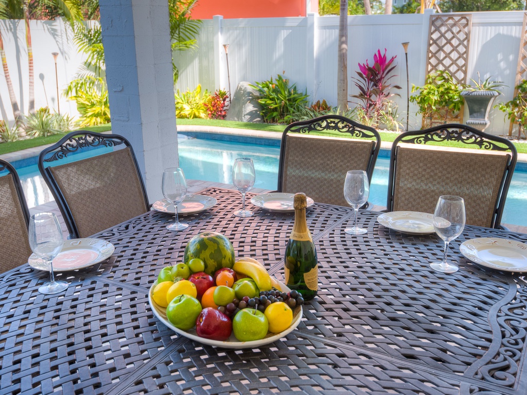 Covered Dining Seating
