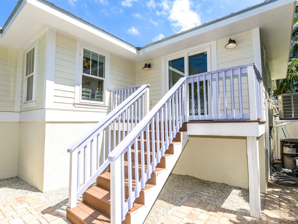 Stairs to Back Door