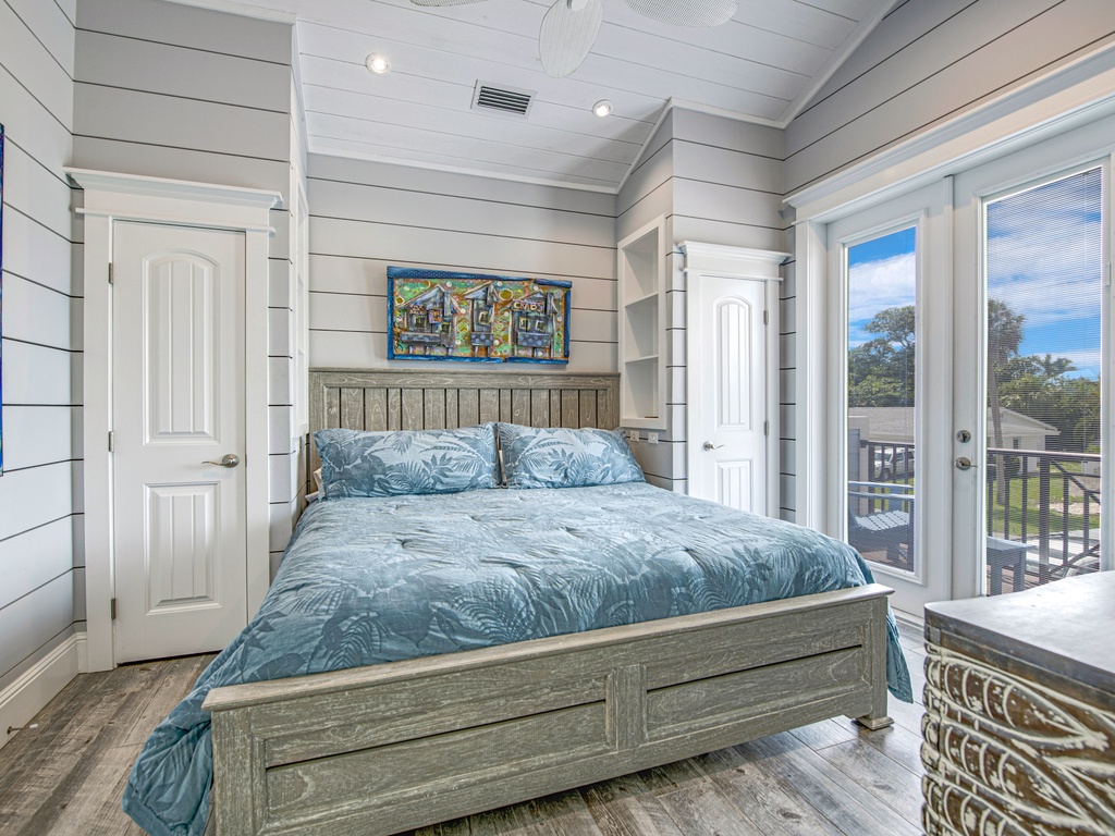 Primary Bedroom with Balcony