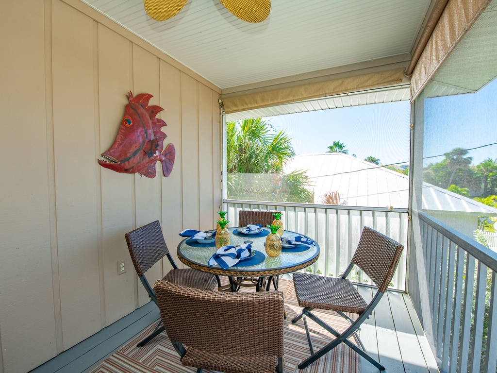 Dining Area on Balcony