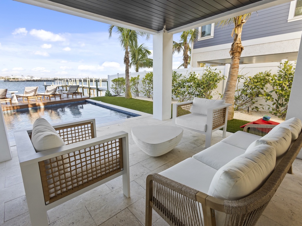 Poolside Lounge Area