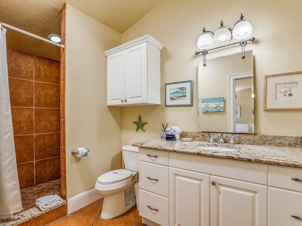 Bathroom with Rain Shower