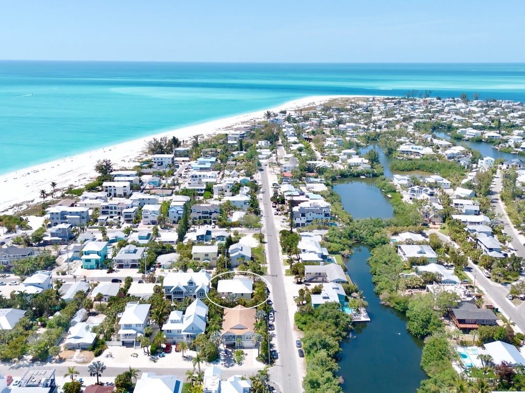 Aerial View - Carefree Cay by Anna Maria Island Accommodations