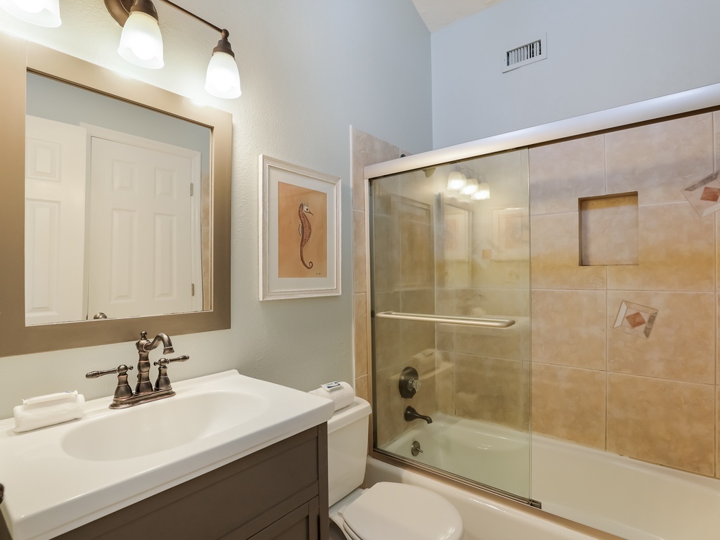 Bathroom with Glass Shower