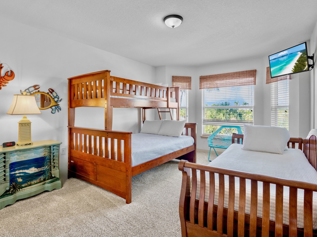 Third Bedroom, Twin-over-Full bunk and Twin with trundle