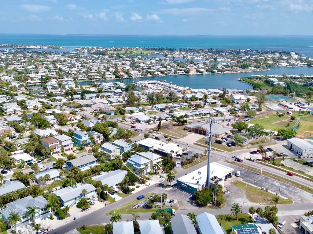 Aerial View - Key Lime Beach House