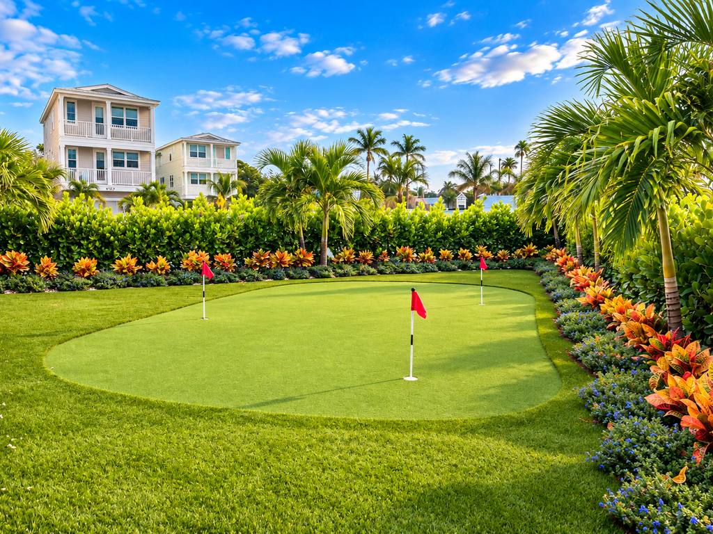 Putting Green at Hunter's Point by AMI Locals