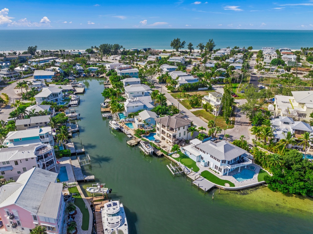Aerial View of Canal - A Pirate's Dream