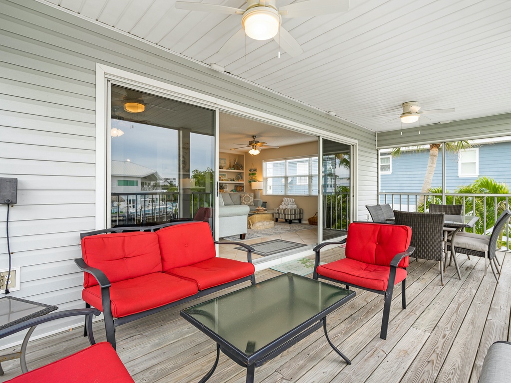 Outdoor Seating Off Living Room