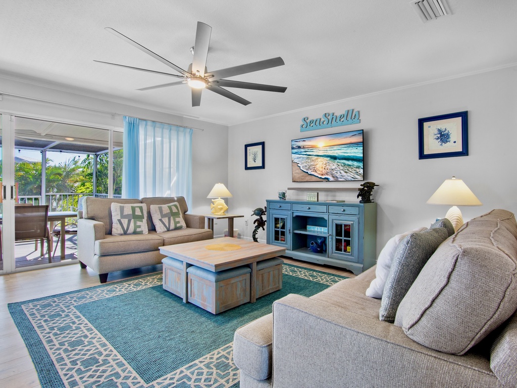 Living Area with TV