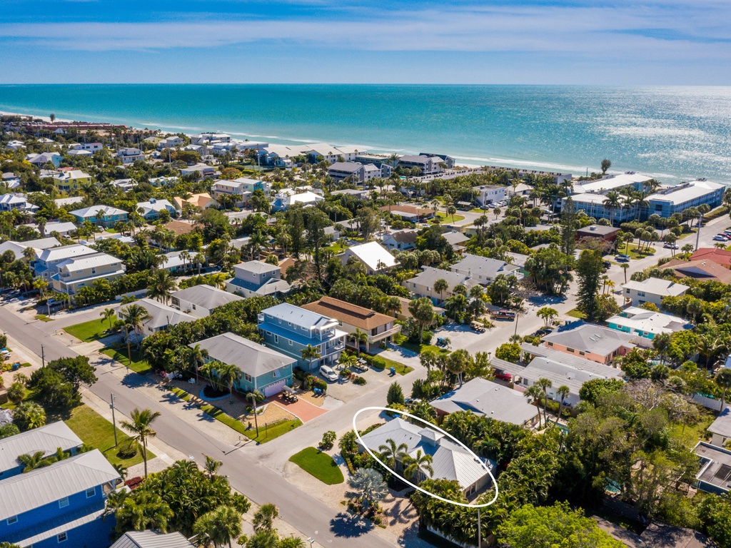 Aerial View - No Bad Days by Anna Maria Island Accommodations