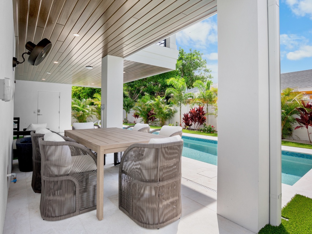 Private Pool and Spa with Outdoor Lounge Area
