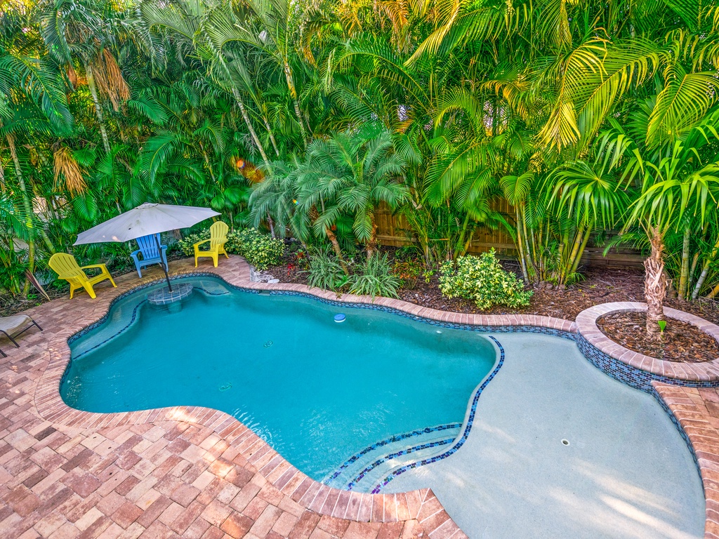Private Pool and Outdoor Seating