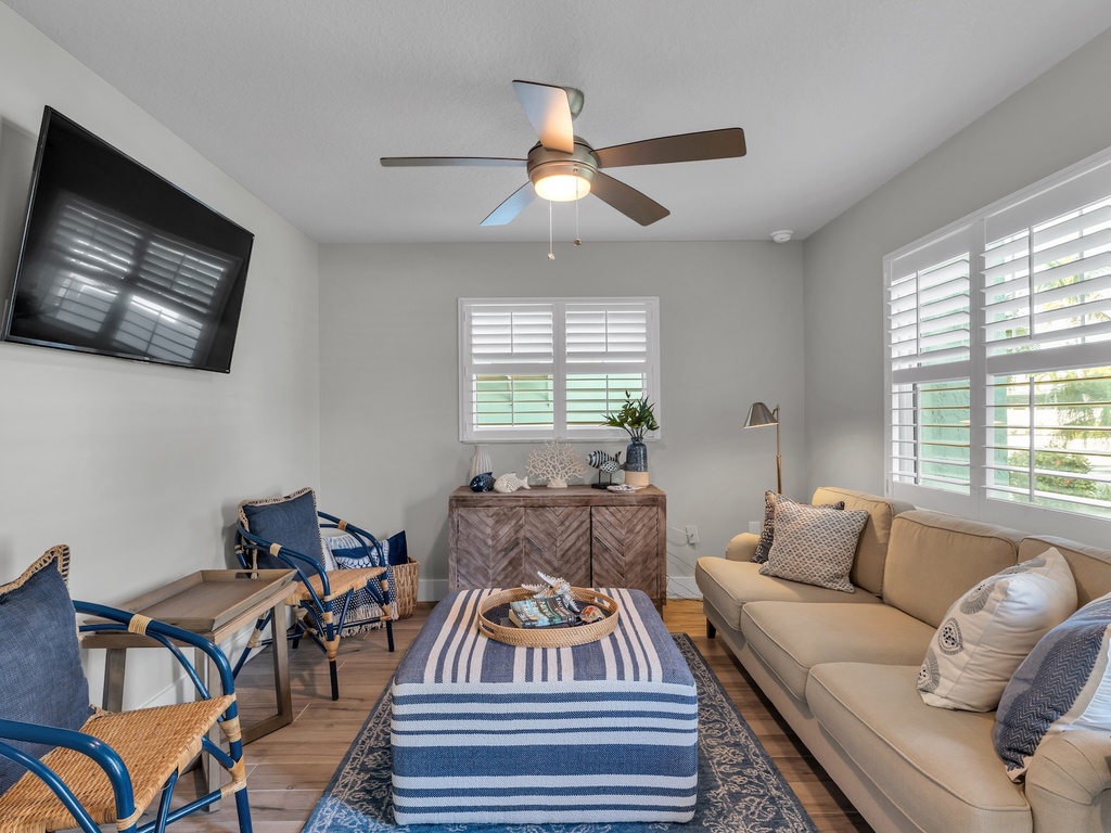 Living room and entrance hall