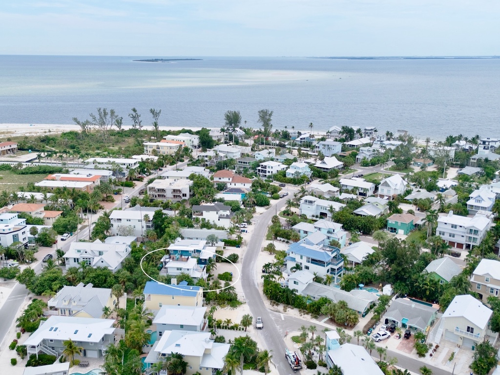 Stunning aerial view of the property
