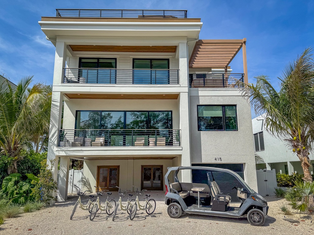 Exclusive Amenities - Golf Cart and Bikes