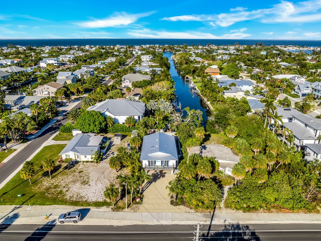 Aerial View of House