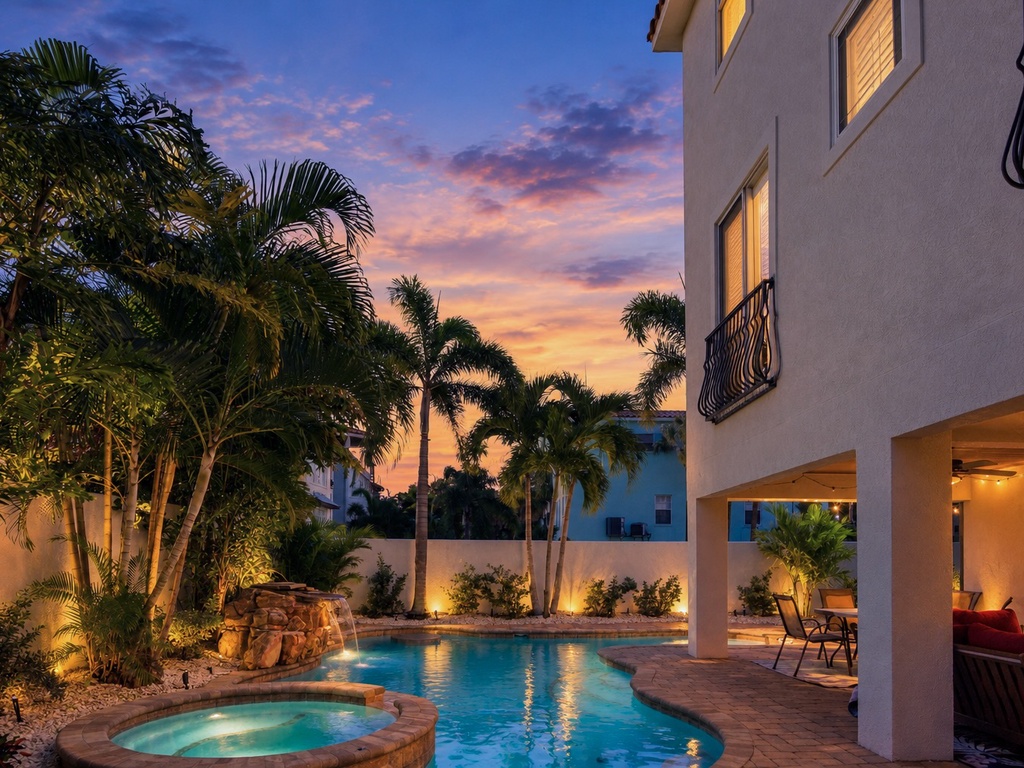 Beach View Retreat at Sunset