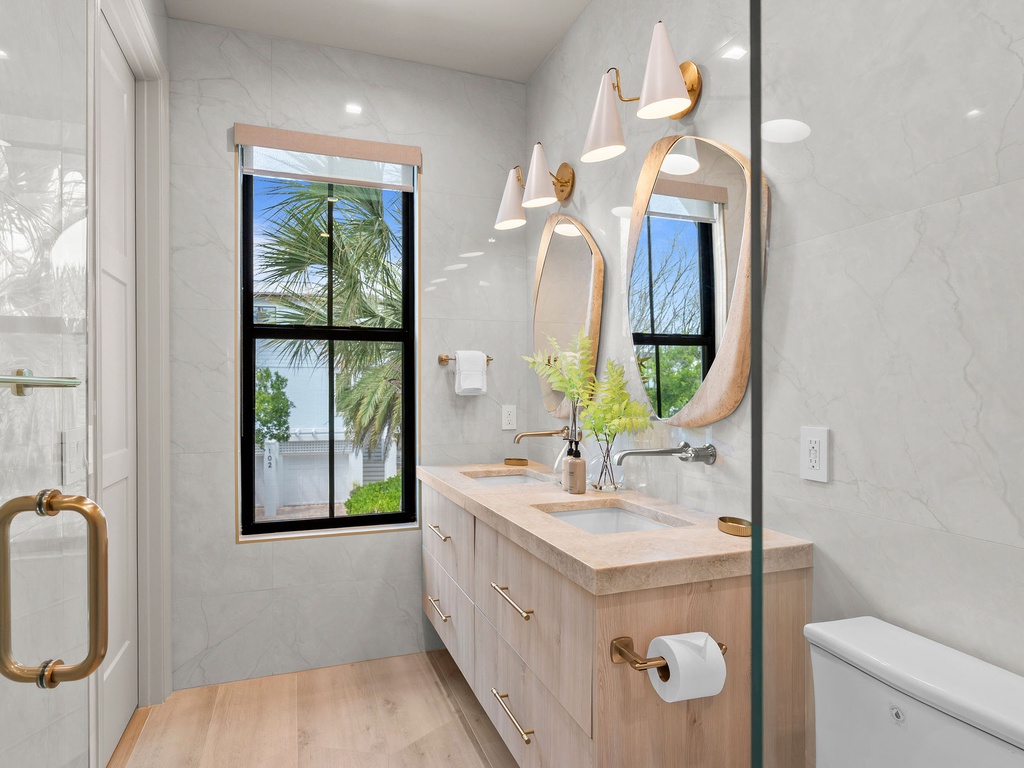 Second Bedroom Ensuite Bath with Walk in Shower