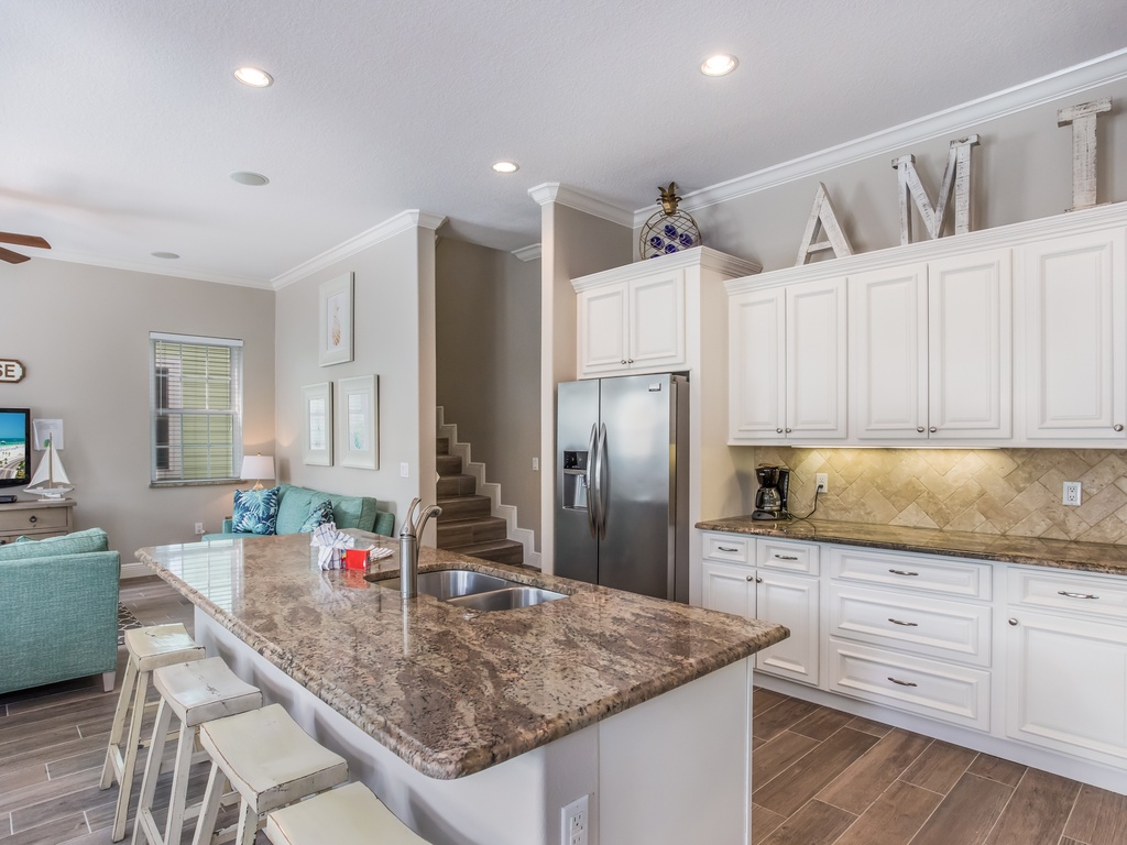 Kitchen to Hall and Stairs