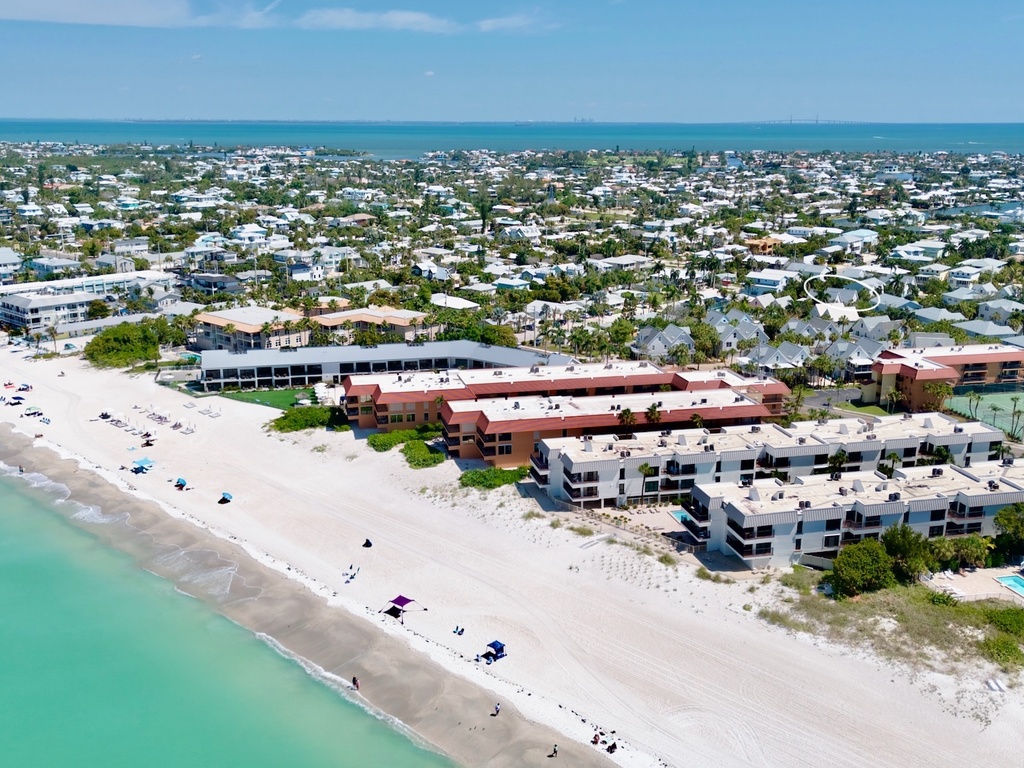 Aerial View - Palm Breeze by Anna Maria Vacations