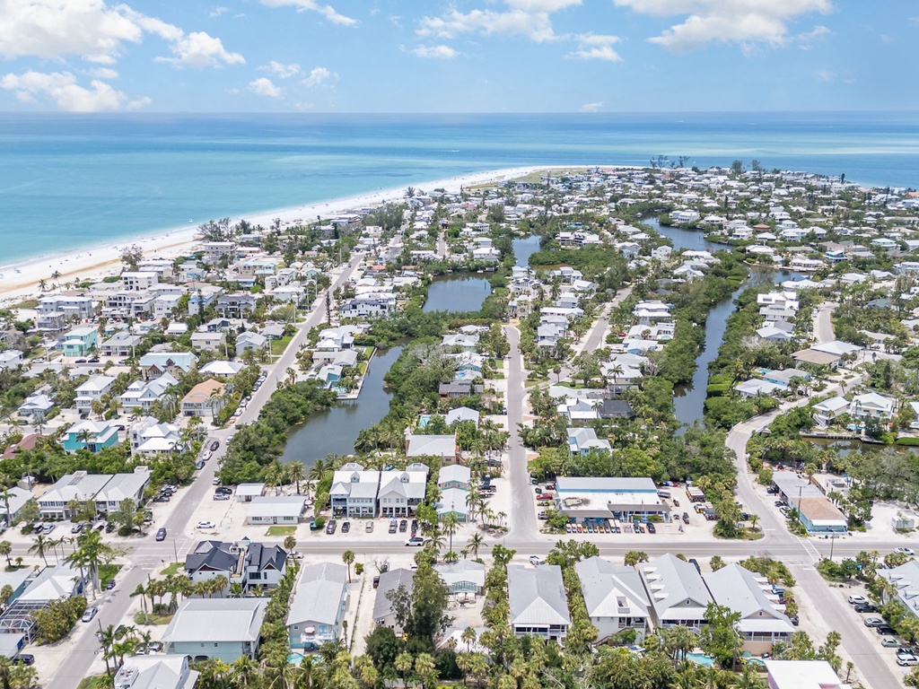 Stunning aerial view of the property
