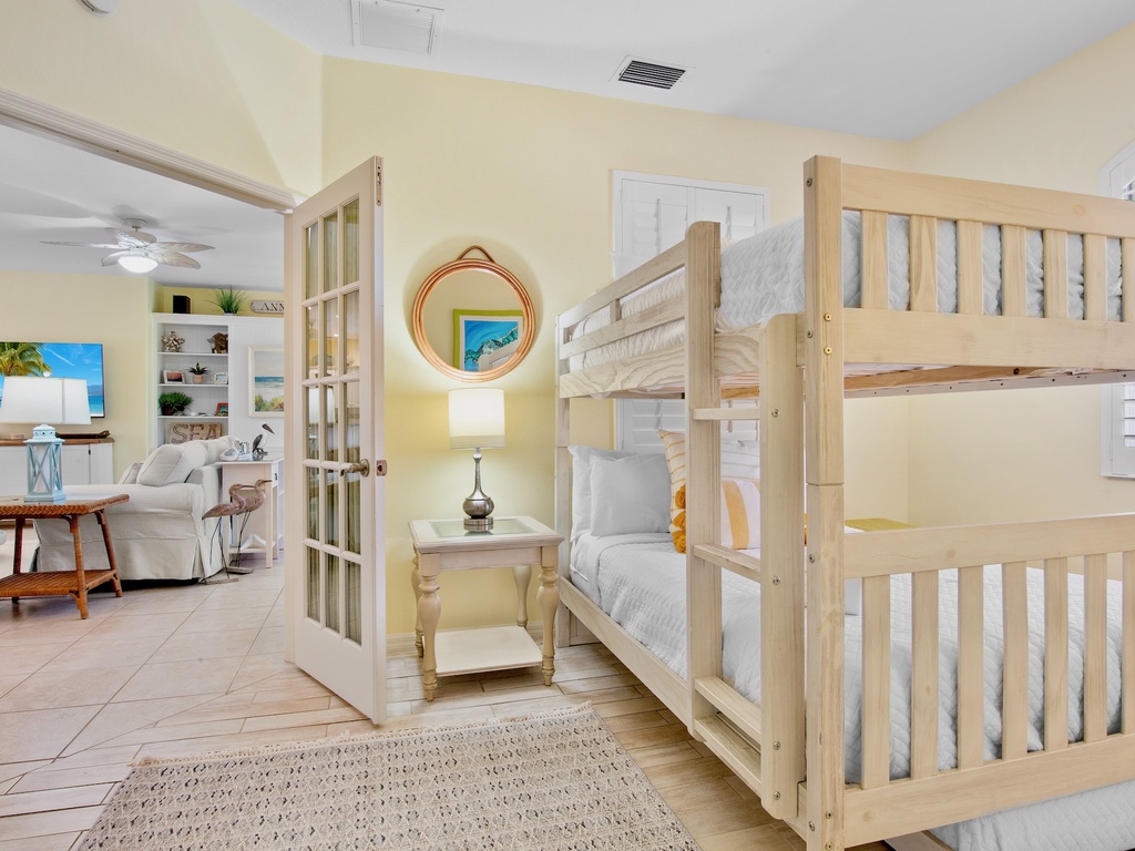 Third Bedroom, Full over full bunk bed