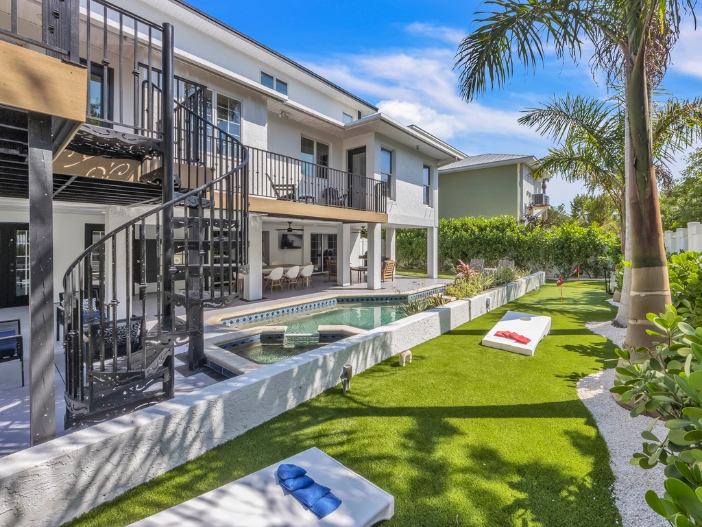 Pool Area with Garden Views
