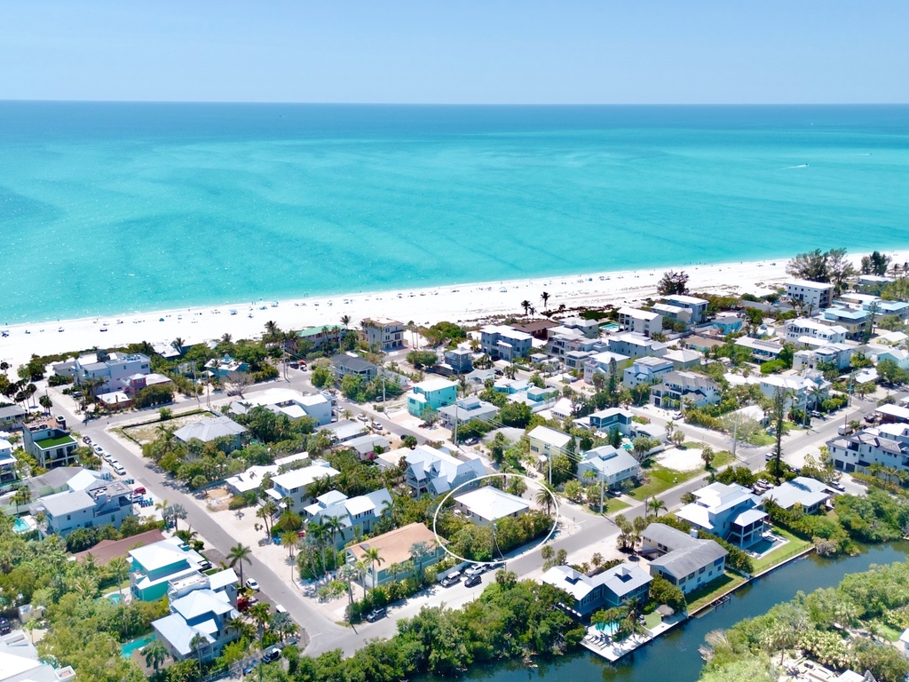 Aerial View - Carefree Cay by Anna Maria Island Accommodations