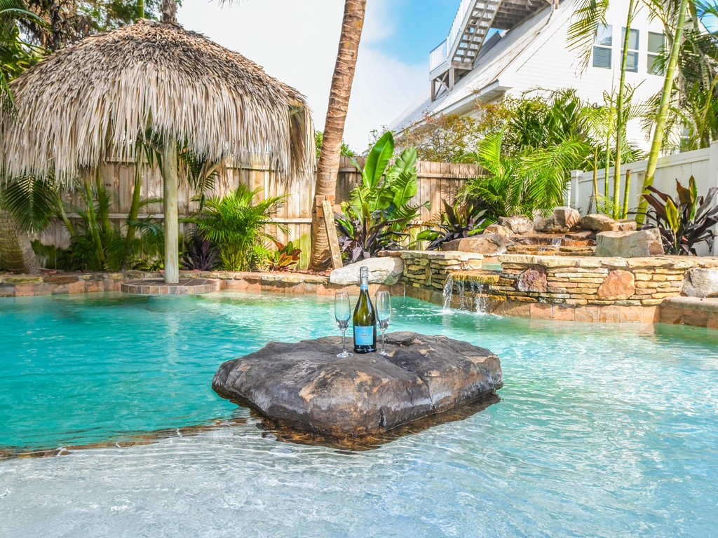 Private Pool with Lounge Space