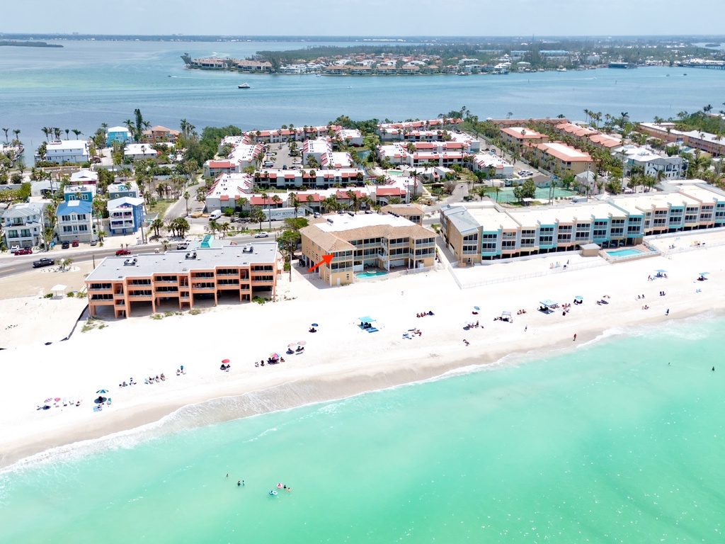 Directly Facing the Sandy Shore