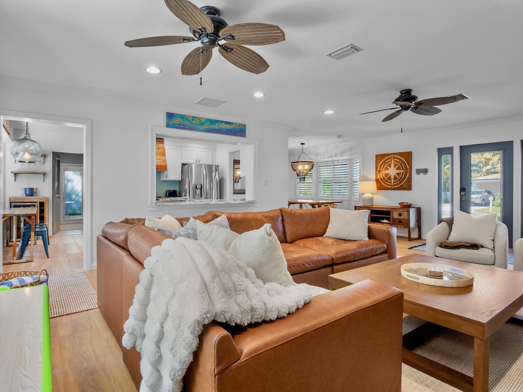 Living space with comfortable seating