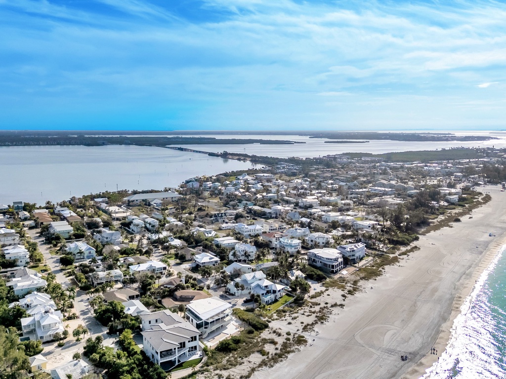 Aerial view of Jackie’s Cottage