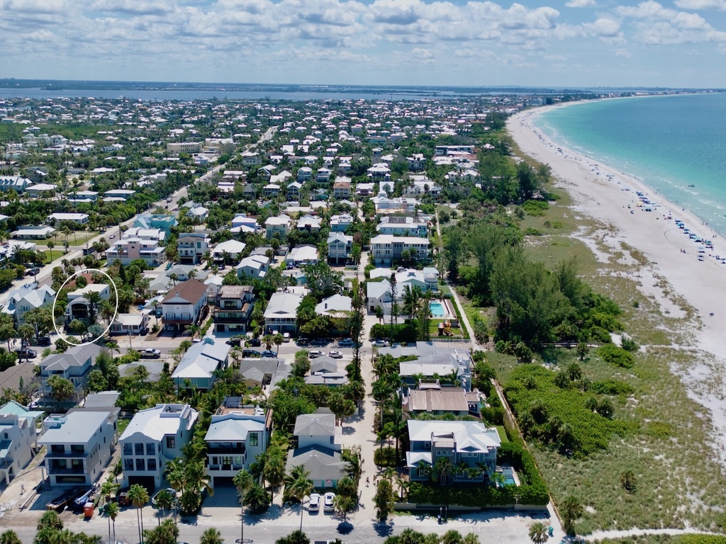 Stunning aerial view of the property