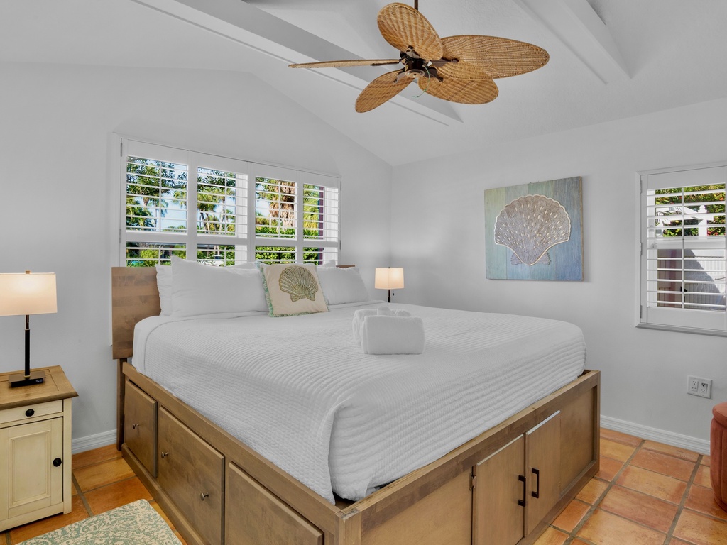 Primary Bedroom, King bed