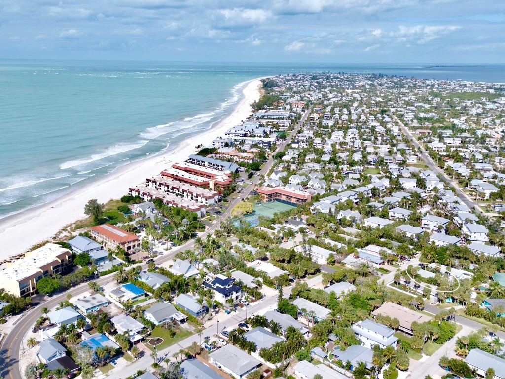 Aerial View to the Beach