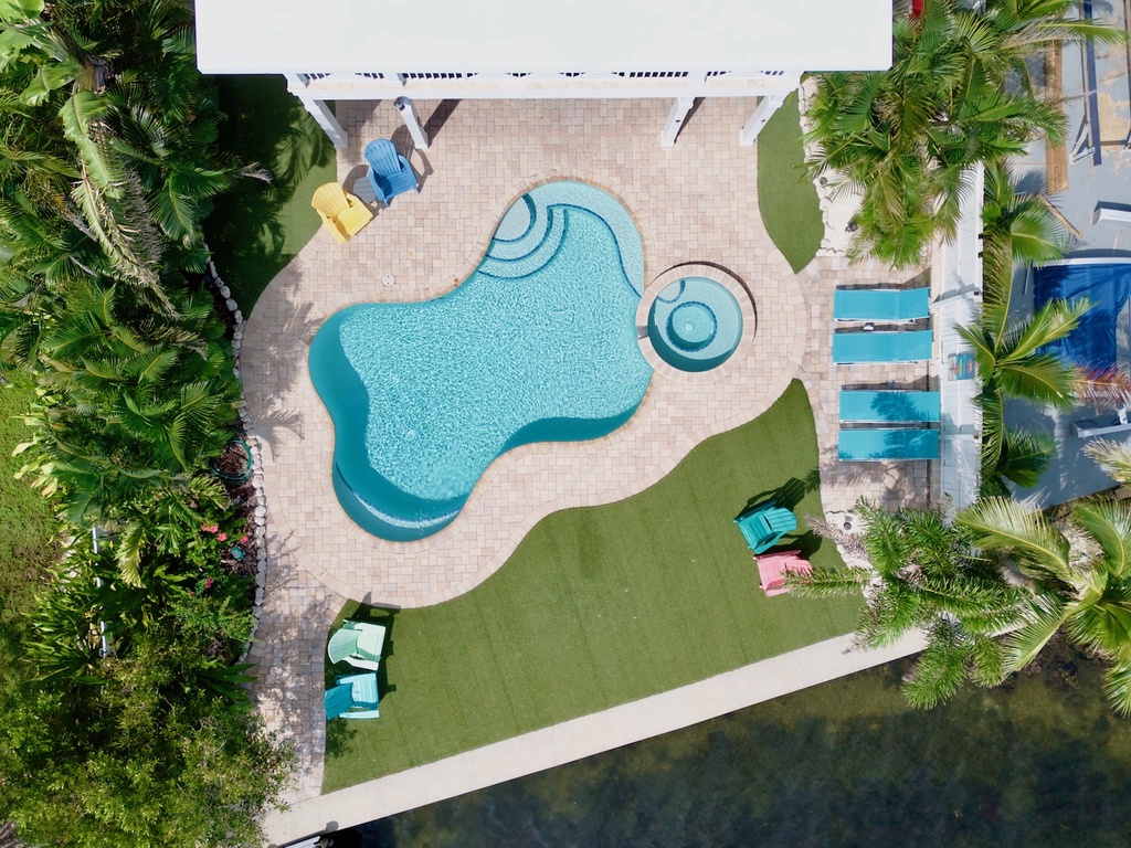 Aerial View of Pool