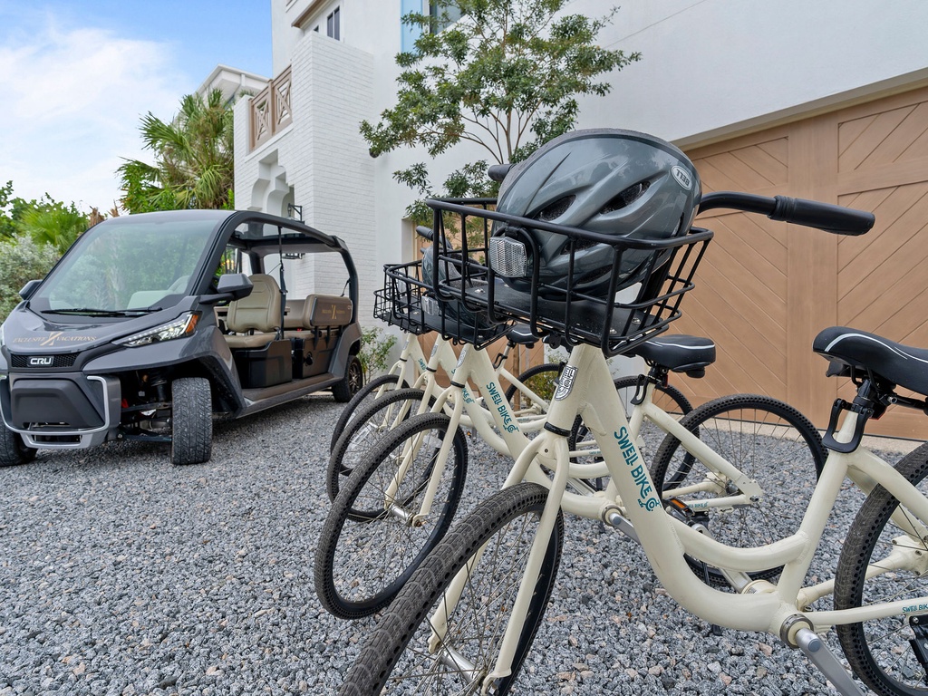 Exclusive Golf Cart & Bicycle Amenity