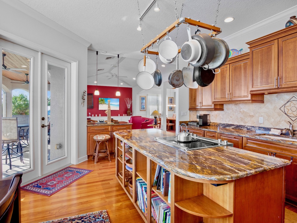 Modern kitchen with all appliances