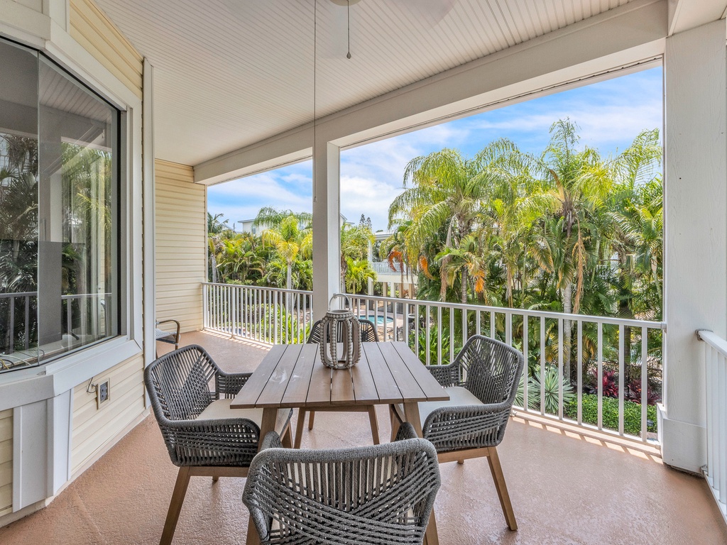 Open Balcony Dining Area