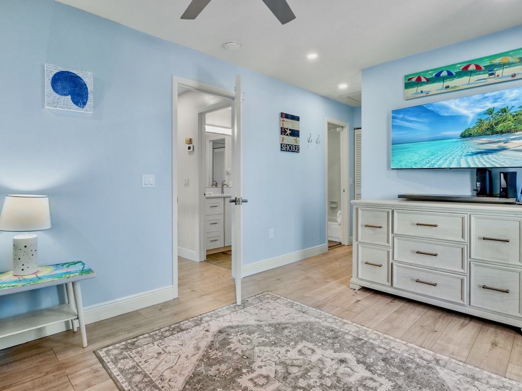 Second Bedroom, Twin over Queen bunk and Twin trundle