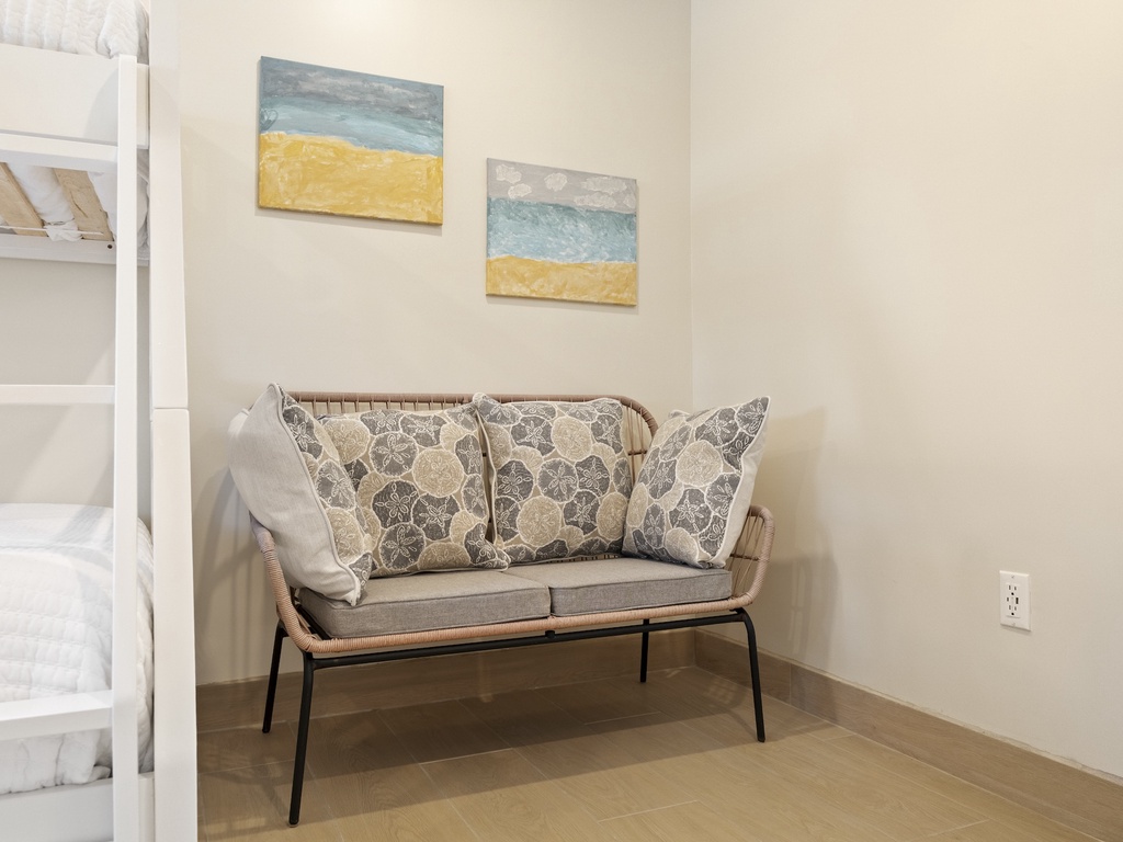 Relaxing seating area