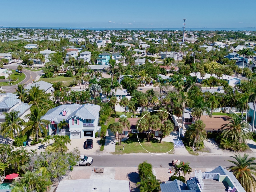 Stunning aerial view of the property