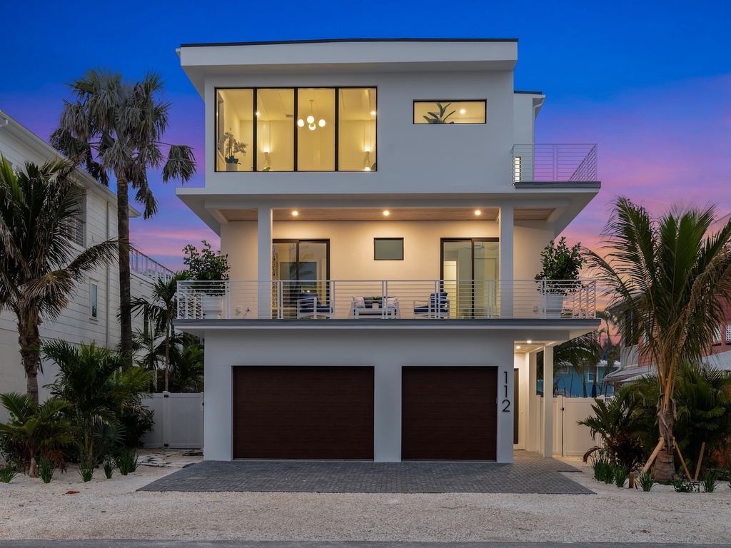 Welcoming exterior of the home